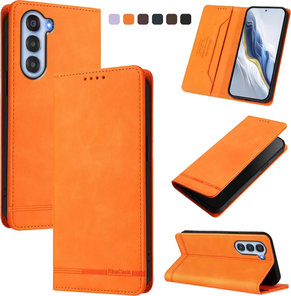 Custodia ZTE Nubia S Arancione - La Cover Flip che Non Ti Tradisce - 2