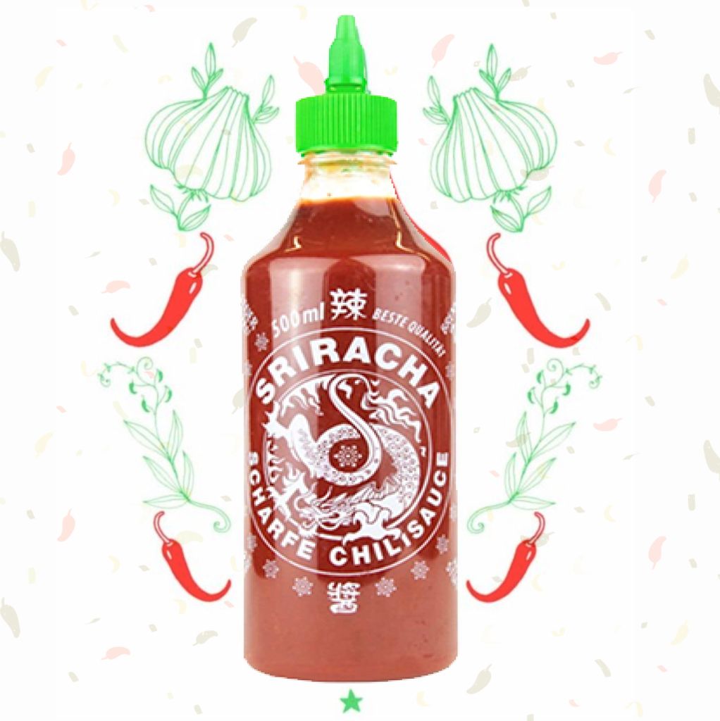 A-ONE Original Sriracha Sauce 500ml Chili Soße - Passt zu allen Gerichten - Chilisauce