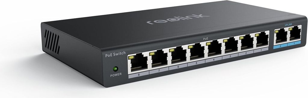 POE SWITCH Reolink RLA-PS1 Black Immagine del prodotto 
