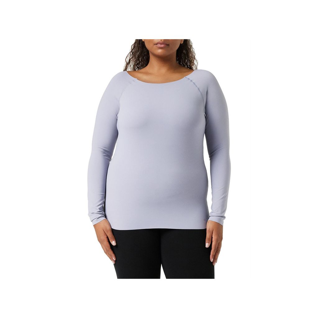 Triumph Flex Smart Top LSL Damen Pyjamaoberteil Gr. L Morandi Grey