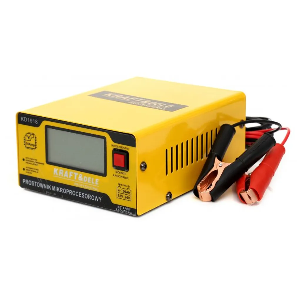 Caricatore Batteria 12V/24V 10A LCD | Qualità di una Volta