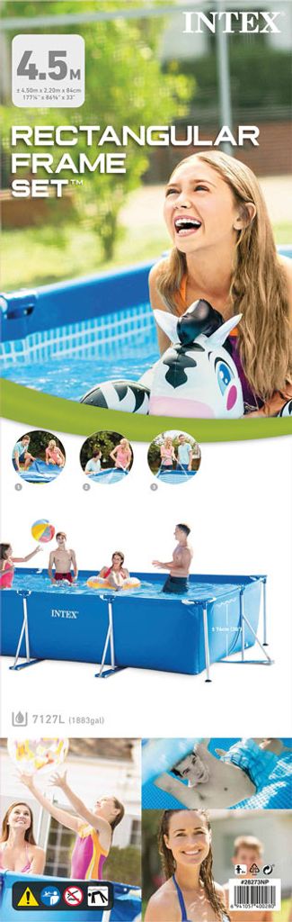 INTEX Frame Pool - Set Family 450 x 220 x 84 cm, Farbe: Produktbild 18