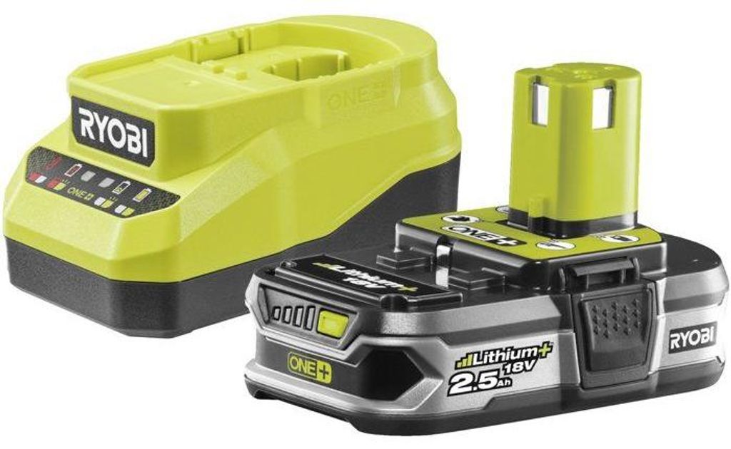 Kit batterie et chargeur RYOBI RC18120A-125, Lithium+ 2,5Ah Image du produit 