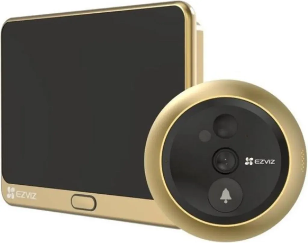 Caméra de Porte Ezviz DP2C pour Sécuriser l'Entrée avec Écran 4.3"