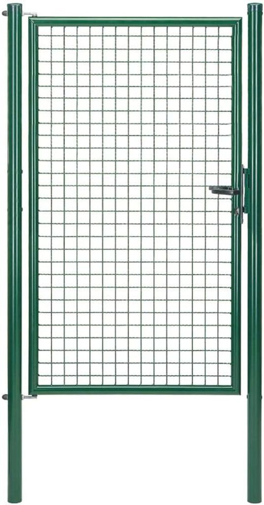 Alberts 600358 Cancello singolo a rete ondulata, verde, Immagine del prodotto 