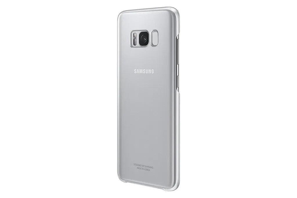 Coque Samsung S8 G950F Transparente Argent pour Usage Quotidien Chic