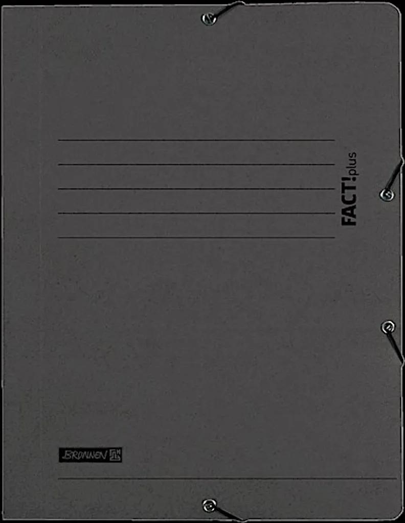 Porte-documents BRUNNEN 102015490 FACT!plus noir format A4 extensible