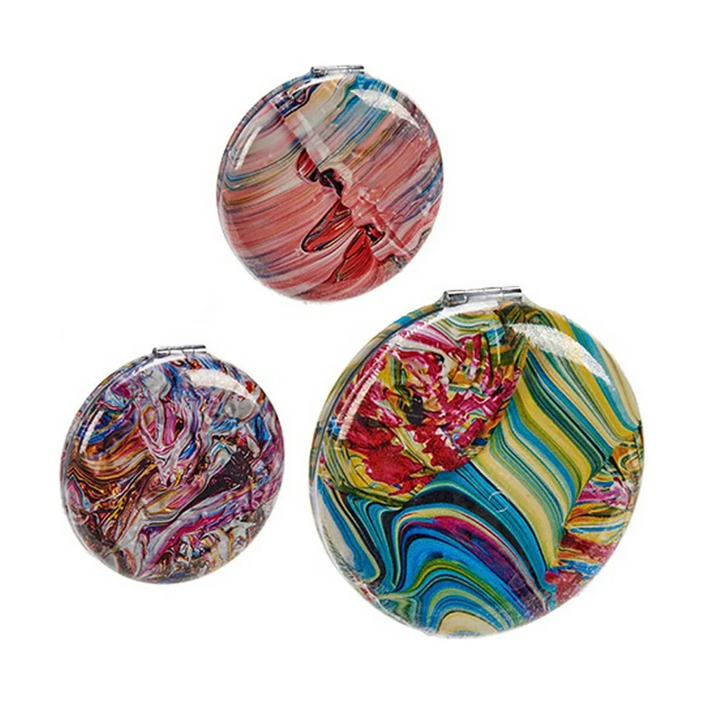 Kit 12 miroirs de poche incassables - Solution retouche beauté sac - 2