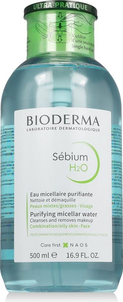 Bioderma Sébium H2O Purifying Micellar Water 500 ml Produktbild 