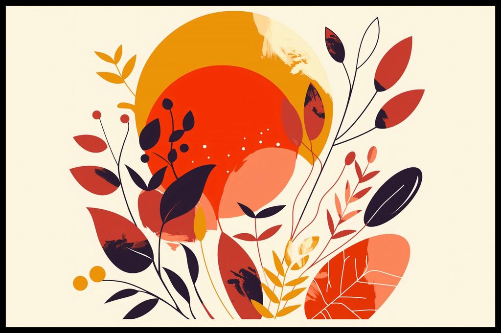 Plakat 86,4x56,8cm Belebte Kunst der Natur