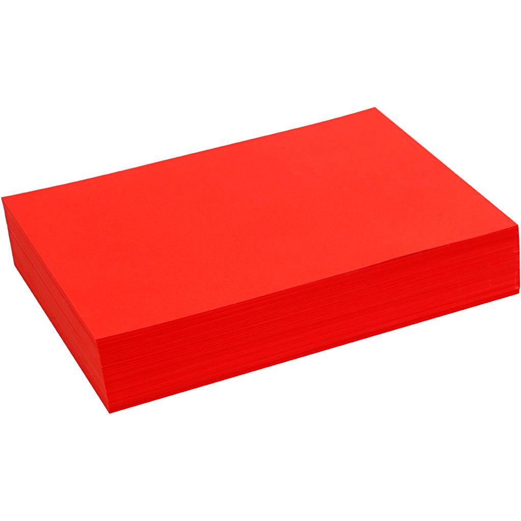 Clairalfa trofeo carta universale A4 80 g rosso corallo Immagine del prodotto 