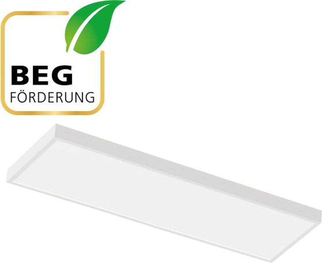 EVN LED-Deckenleuchte LB24 23-40W 3K/4K IP40 schaltb rechteckig ws