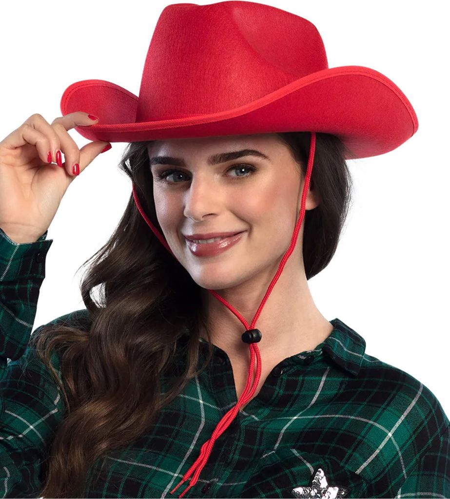 Boland Cowboyhut Rodeo Filz rot Produktbild 