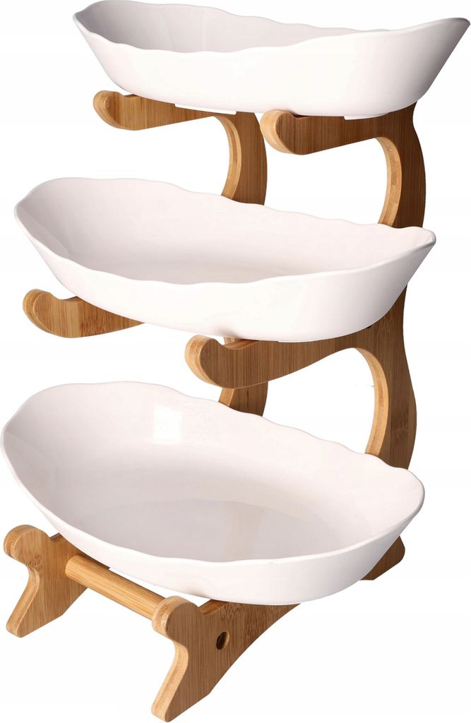 MODFU Obst Etagere mit 3 Etagen, Platzsparendes Obstkorb Produktbild 