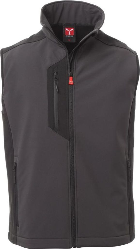 Herren Weste Zweifarbig "CORK" - Payper Anthrazit/Schwarz L