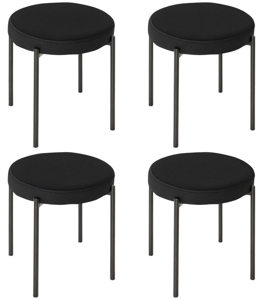 HOMCOM Set van 4 eetkamerstoelen, geschikt voor eetkamer, Productafbeelding 