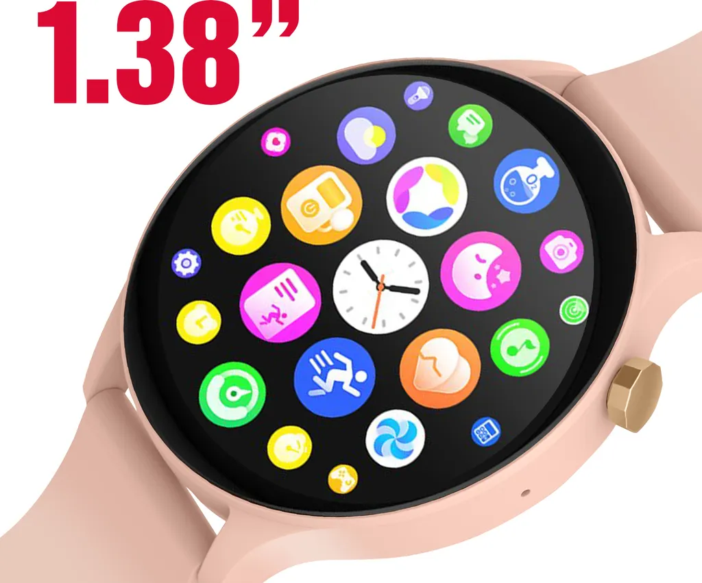Smartwatch Bluetooth IP67 Maxlife Rose - Ne Manquez Plus Aucun Appel !