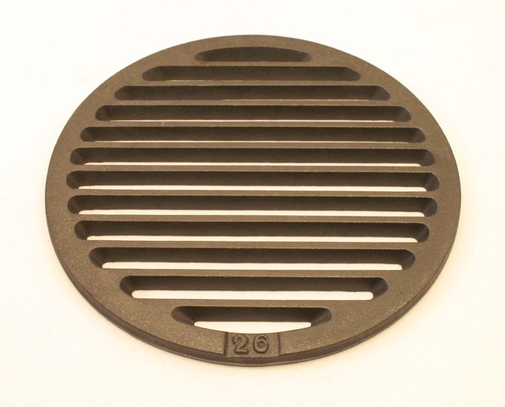 Rundrost 26 cm Ascherost Gussrost Feuerrost