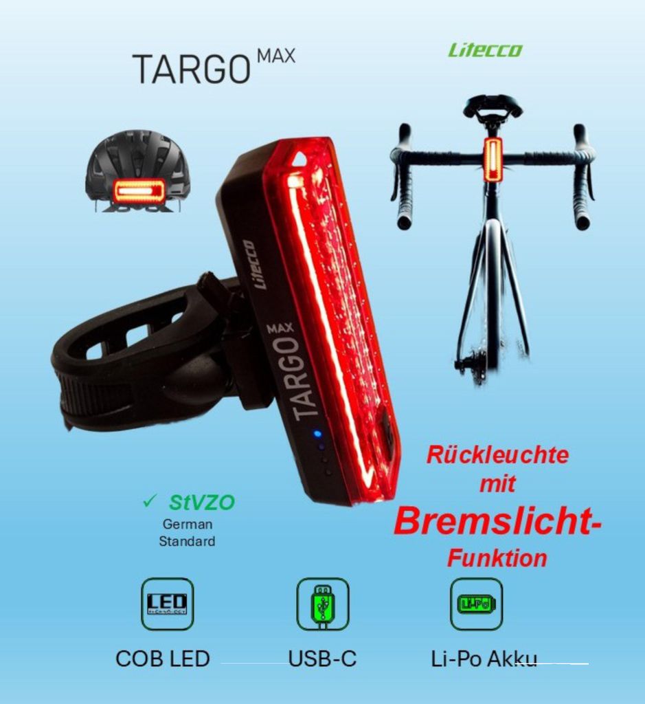Litecco TARGO MAX – StVZO-Rückleuchte mit Produktbild 