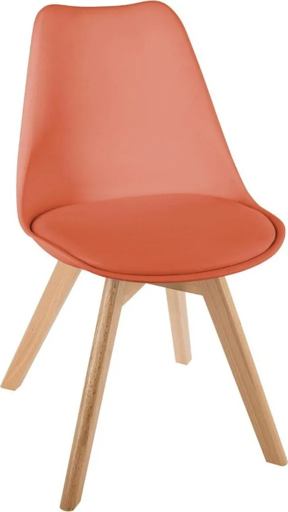 Chaise de salle à manger Berenice Orange par Eazy Living - Design Chic