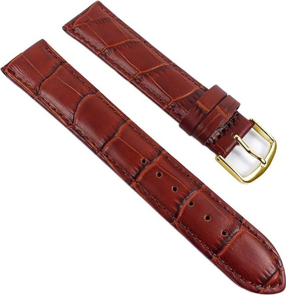 Eulit XL Ersatzband Uhrenarmband Kalbsleder Band Braun Produktbild 