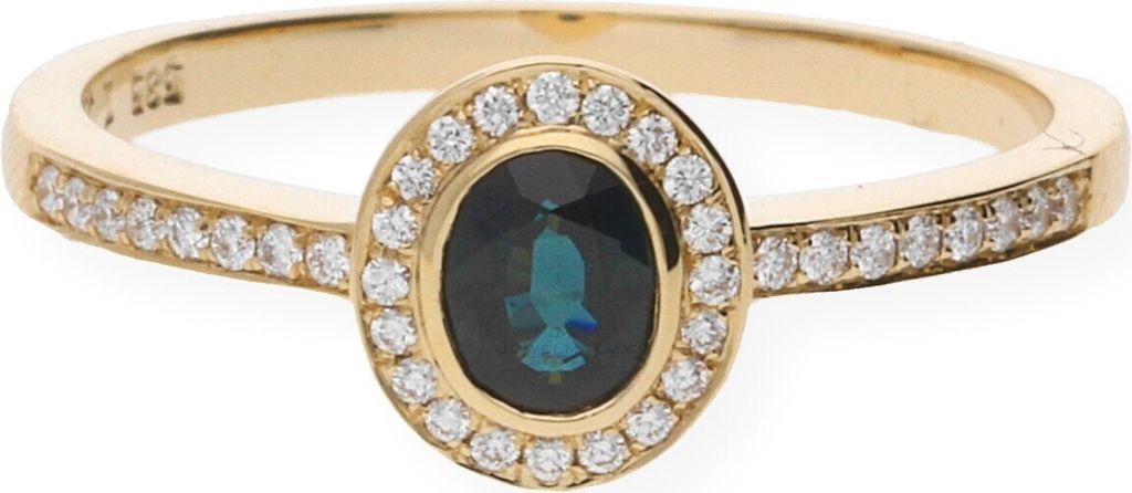 JuwelmaLux Saphir Ring Gold 585 mit Brillanten JL10-07-0229 54