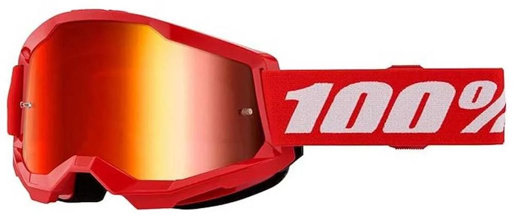 Motorradbrille 100% MX Crossbrille Strata 2 verspiegelt Image du produit 
