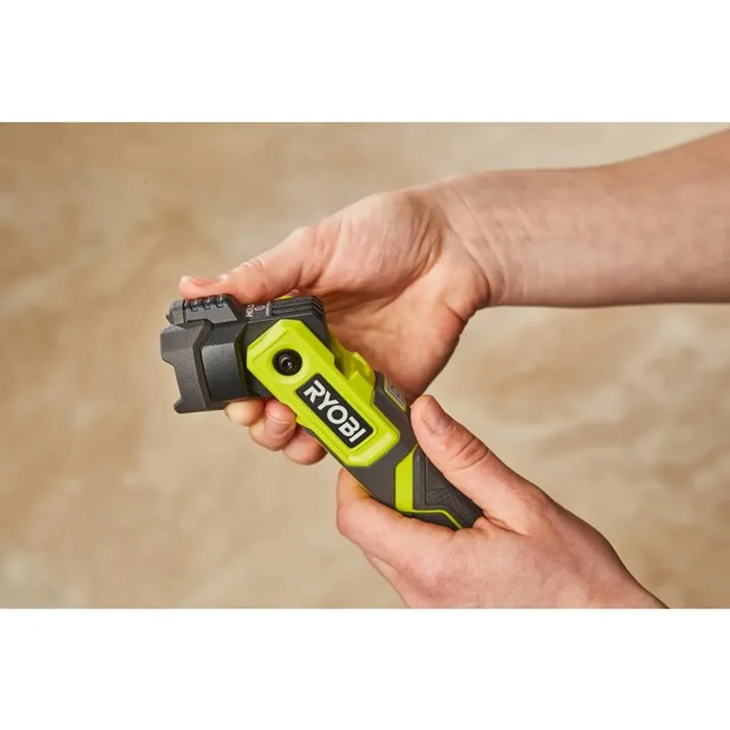 Lampe torche LED Ryobi RLP4-120G 4V portable avec recharge USB Lithium
