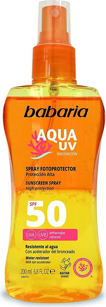 Protector Solar Corporal en Spray Babaria 200 ml Spf 50