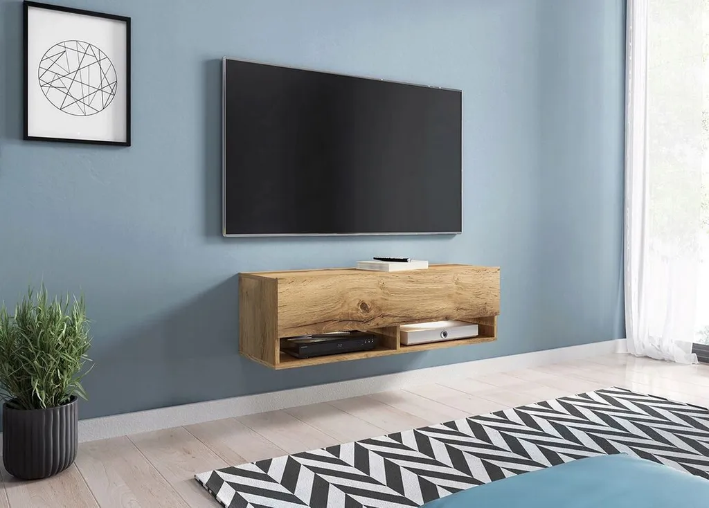 Mobile TV Rovere Wotan WILLA A 100cm - LED RGB Design Moderno