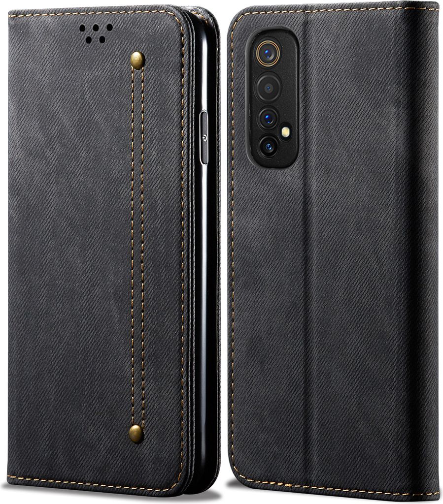 OPPO Realme 7 Pouzdro, Kožené Peněženkové Pouzdro s Obrázek produktu 