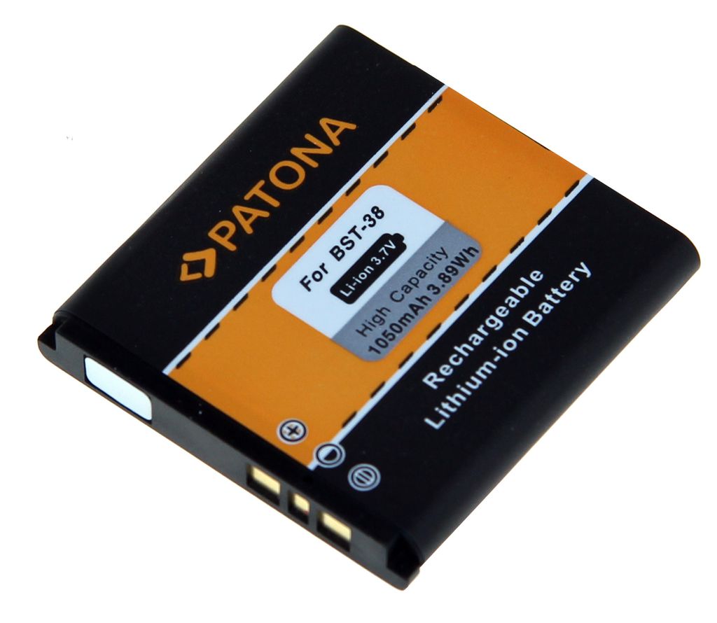 Ersatzakku - Sony Ericsson BST-38 / C510 - 3,7 Volt 1050mAh Li-Ion