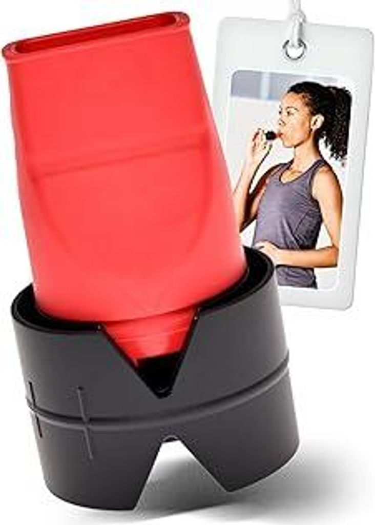 ARTZT neuro Atemtrainer Lungentrainer | Medizinprodukt zur Stärkung der Atemmuskulatur | Breathing Trainer mit 7 Stufen | Atemgerät für effektiv...