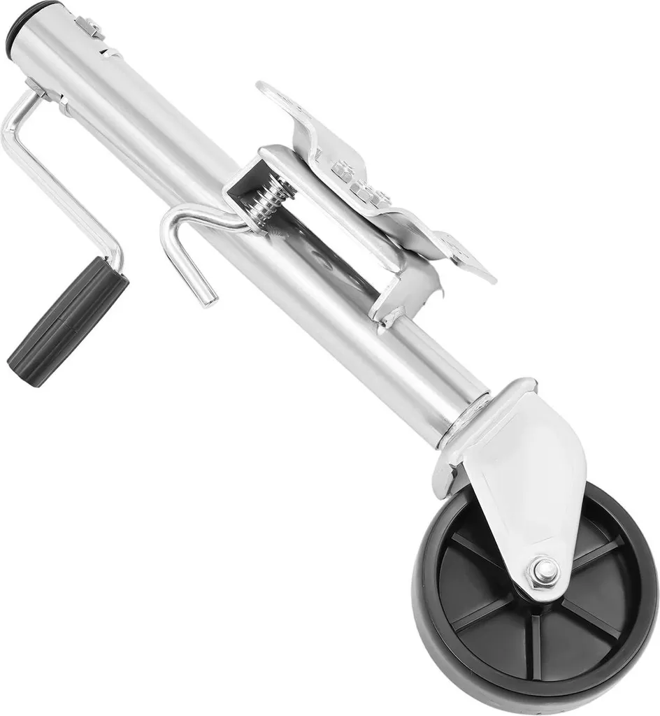 Ruotino Rimorchio Barca 540kg - Martinetto Professionale 15cm Zincato