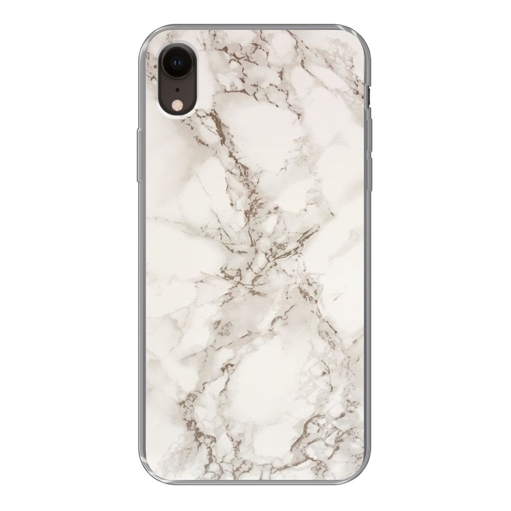 MuchoWow® Handyhülle Schutzhülle Hülle für iPhone XR Marmor Produktbild 