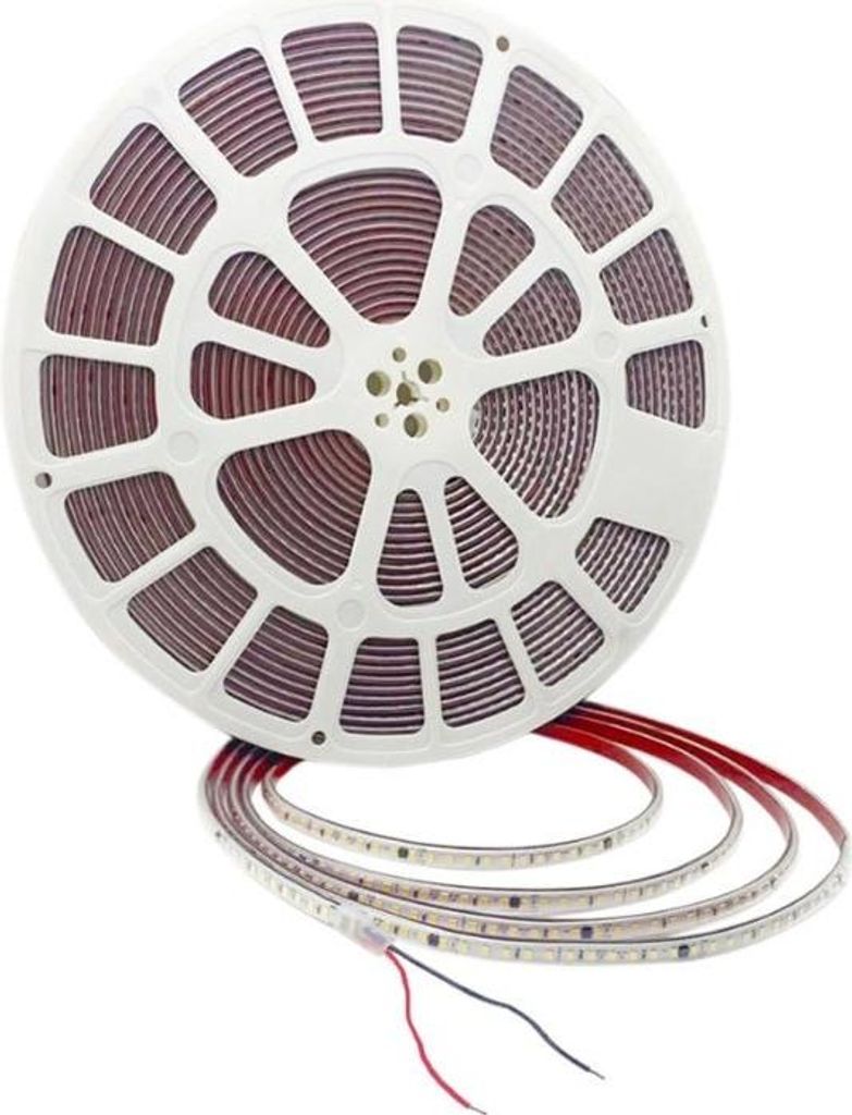 LED-Band 220V 2835 120LED/m 25M 10cm zuschneidbar IP65 - Kaltweiß 6000K - 8000K
