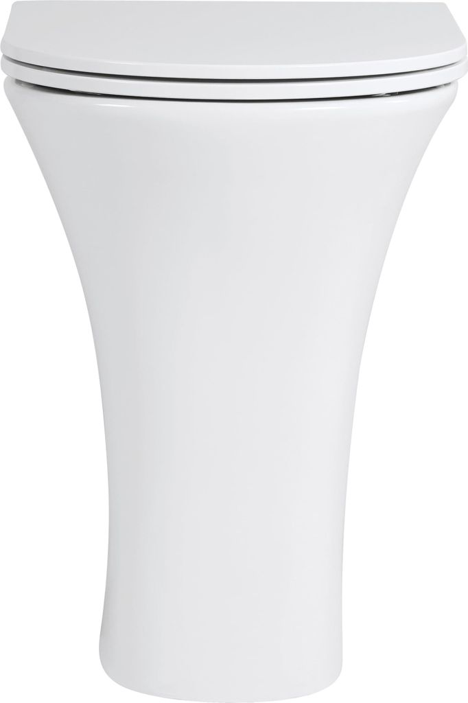 sanicomfort Stand-WC REKIA, erhöht 47 cm, Tiefspüler, Produktbild 