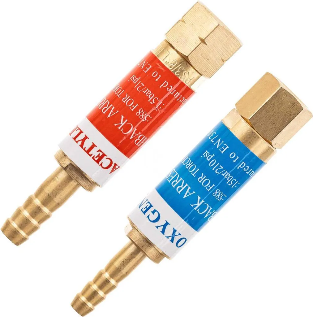 Kit Sicurezza Torcia Propano-Ossigeno: Valvole 1/4" 3/8" Professionali