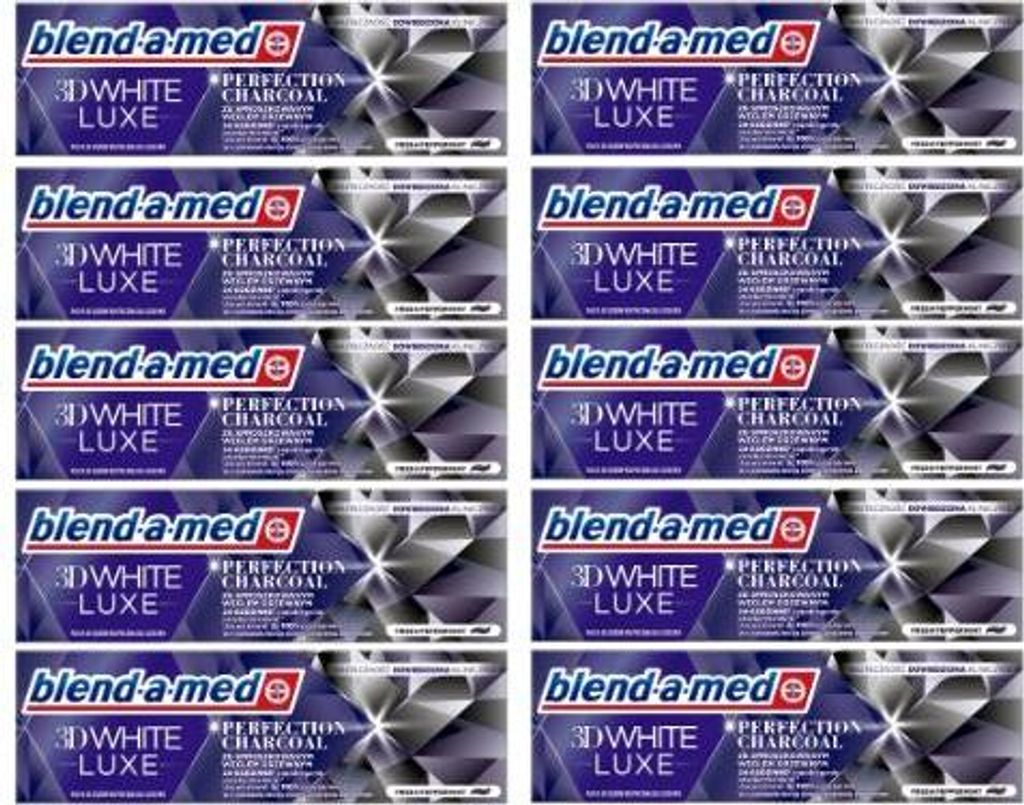 Pasta Blend-a-med 3D White Lux Charcoal 10x75ml Zdjęcie produktu 