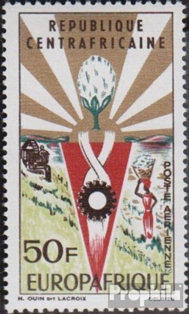 Briefmarken Zentralafrikanische Republik 1965 Mi 94 (kompl.Ausg.) postfrisch Europafrique