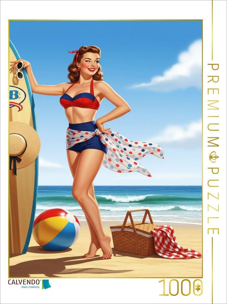 CALVENDO Puzzle Sandra | 1000 Teile Lege-Größe 64x48cm Foto-Puzzle für glückliche Stunden