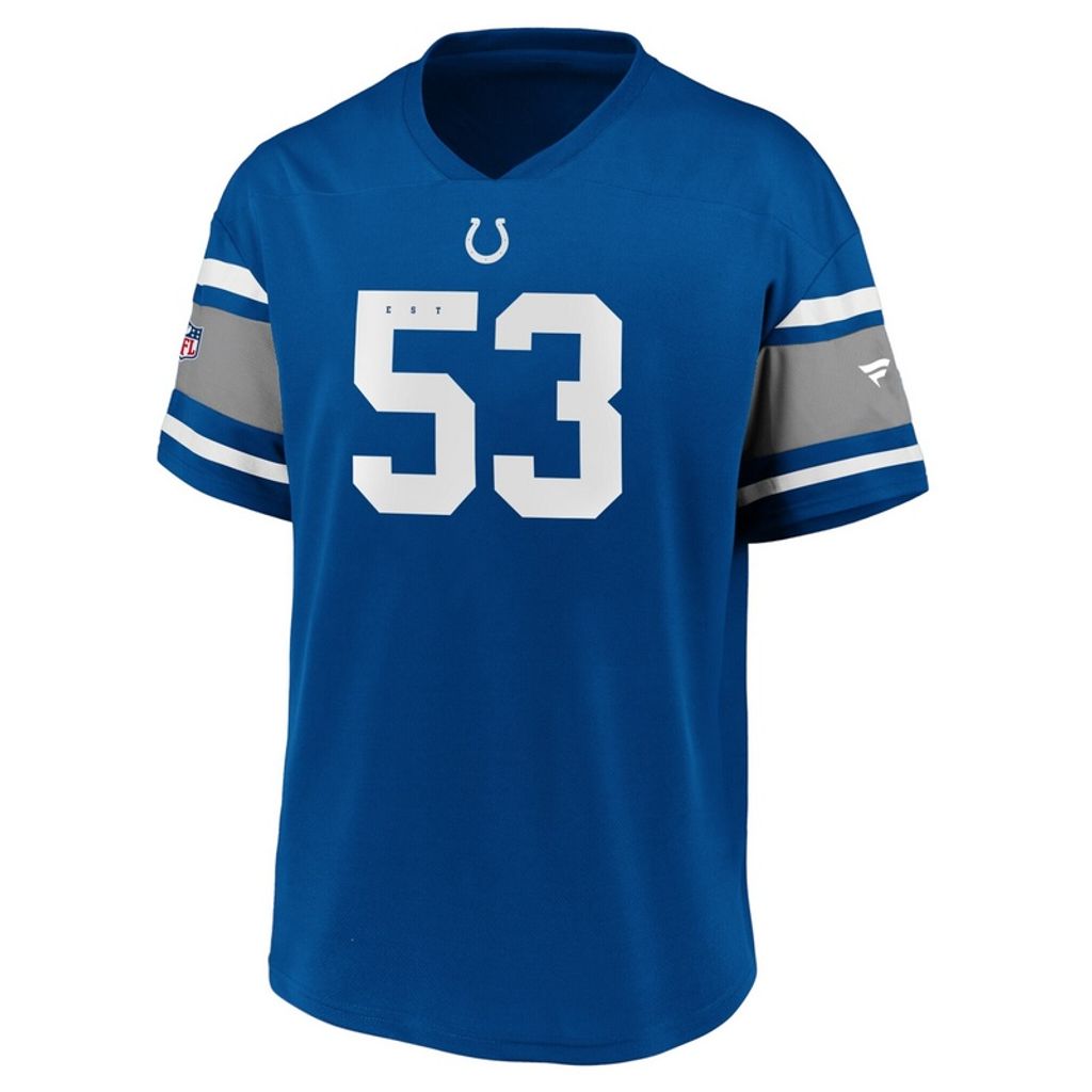 NFL Indianapolis Colts 53 Trikot Shirt Polymesh Franchise Supporters Iconic (M)