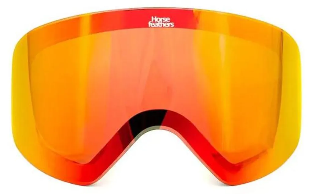 Verre Horsefeathers Edmond miroir rouge pour ski et snowboard par soleil