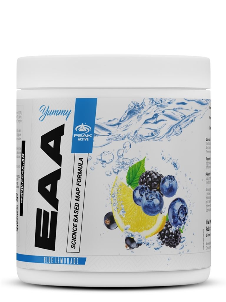 Yummy EAA - 400g : Blue Lemonade I Pulver I essenzielle Aminosäuren I optimierte Aminosäure - Matrix I MAP - Formel I Muskelversorgung I Muskelau...