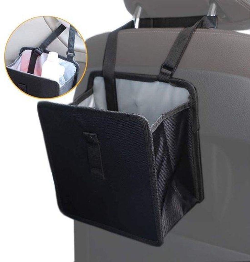 Autovuilnisbak - Grosse, wasserdichte, schwarze, faltenfähige Tasche mit leckfreiem Aufbewahrungssystem