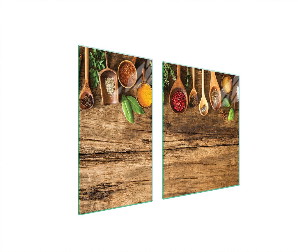 Glasschutzplatte Für Herd 90X52 Spices
