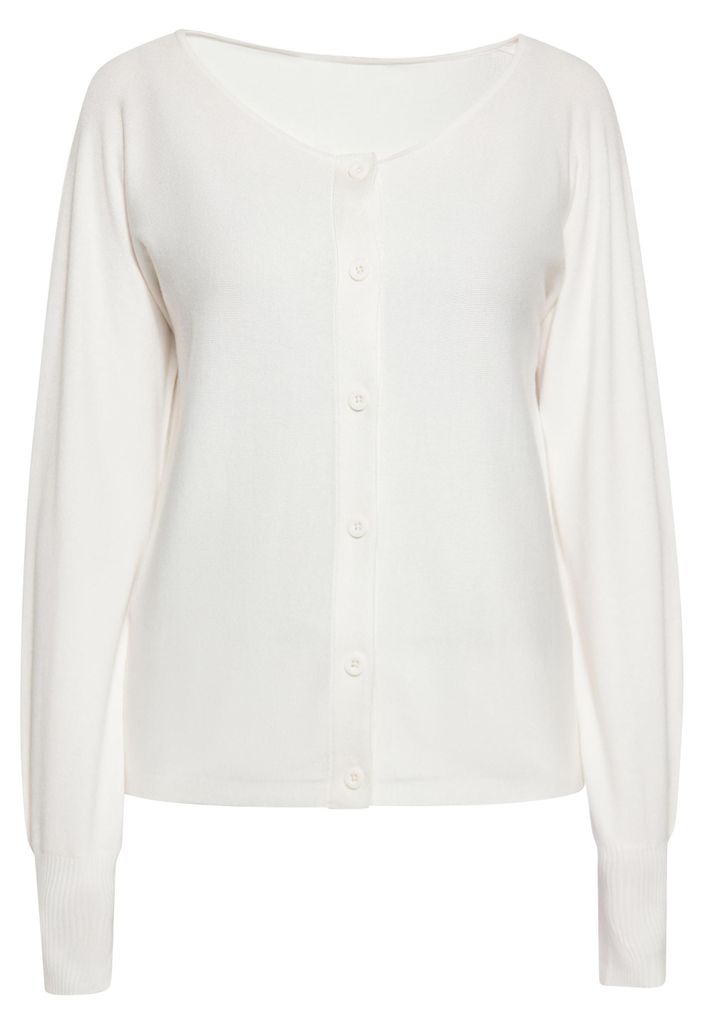 ALBEE damen strickjacke - wollweiss, L