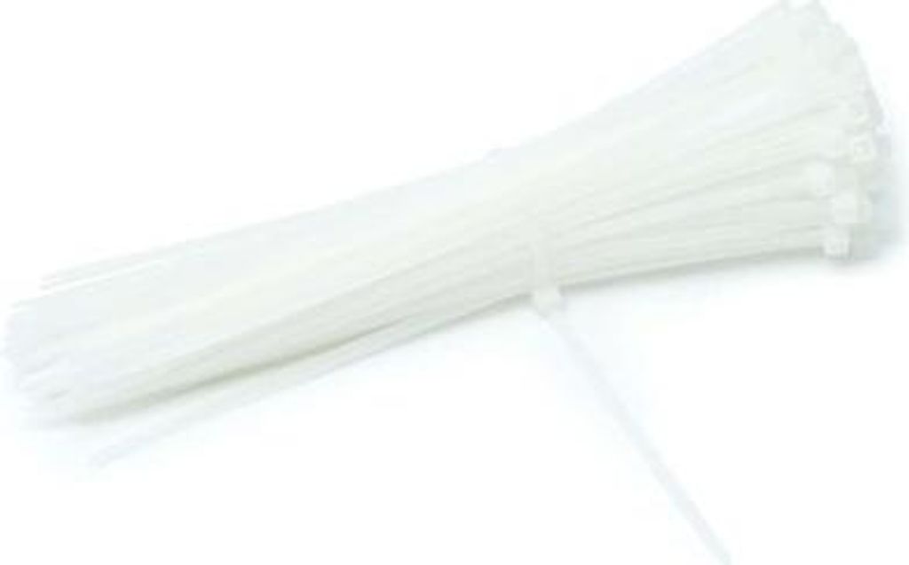 Kabelbinder 250/3,6 mm Weiß 100 Stück