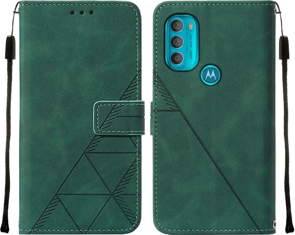 Custodia a Libro per Motorola Moto G71 5G: Goffratura e Qualità