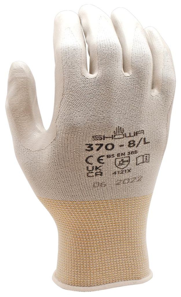 Showa 370W Bezšvové pracovné rukavice, nylonová dlaň, Obrázok produktu 